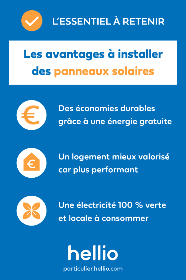 Quels avantages et inconvénients à poser des panneaux solaires ? | Hellio